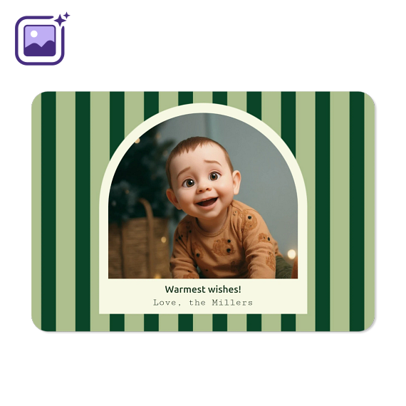 Single card landscape rounded corners 14,3 x 10 cm Single card landscape rounded corners 14,3 x 10 cm