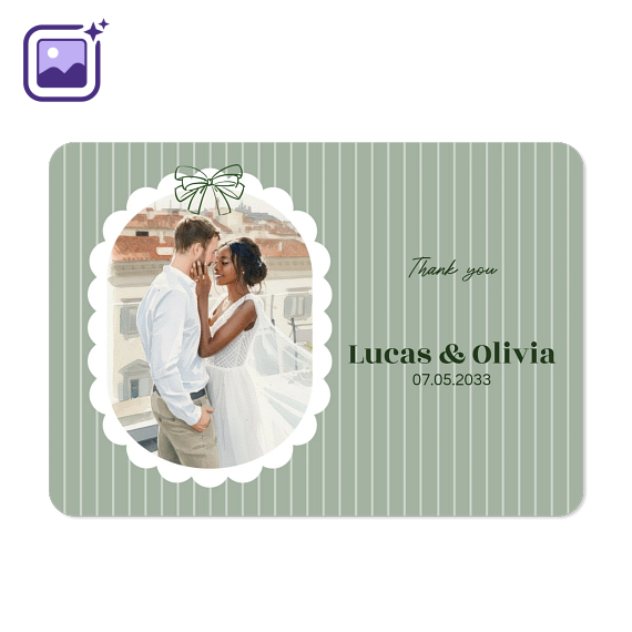 Grusskarte Querformat mit abgerundeten Ecken 14,3 x 10 cm Grusskarte Querformat mit abgerundeten Ecken 14,3 x 10 cm