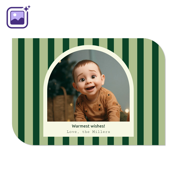 Single Card Half Rounded Horizontal 14,3 x 10 cm Single Card Half Rounded Horizontal 14,3 x 10 cm