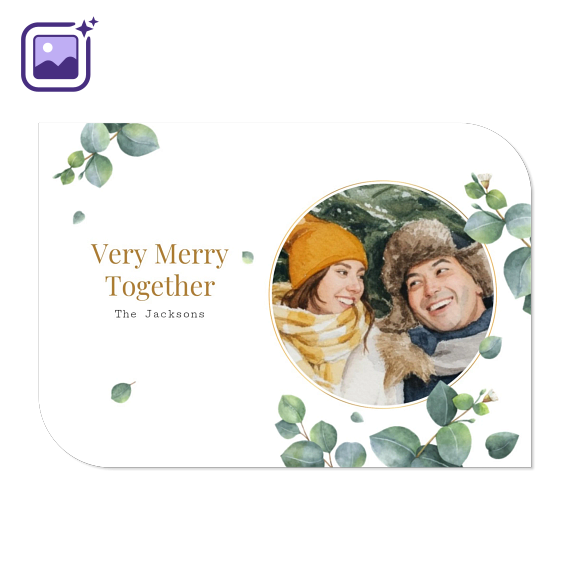 Single Card Half Rounded Horizontal 14,3 x 10 cm Single Card Half Rounded Horizontal 14,3 x 10 cm