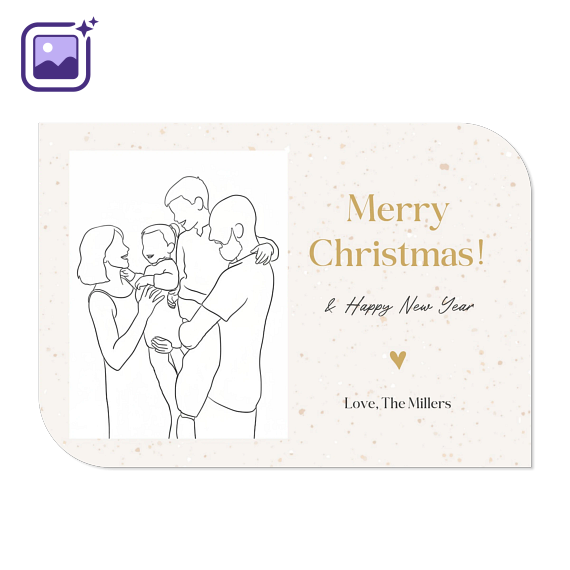 Single Card Half Rounded Horizontal 14,3 x 10 cm Single Card Half Rounded Horizontal 14,3 x 10 cm
