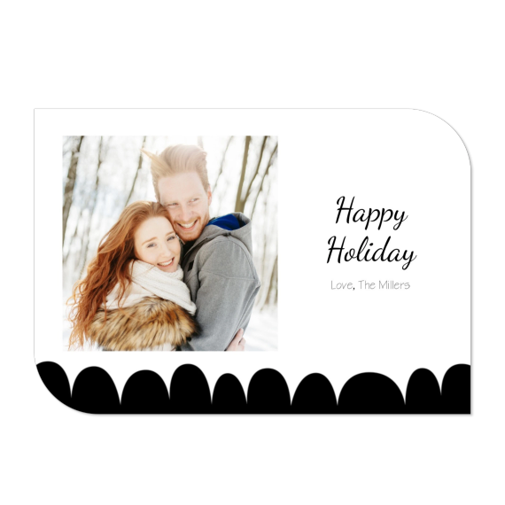 Single Card Half Rounded Horizontal 14,3 x 10 cm Single Card Half Rounded Horizontal 14,3 x 10 cm