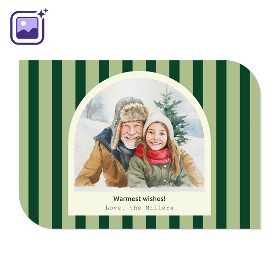 Single Card Half Rounded Horizontal 14,3 x 10 cm Single Card Half Rounded Horizontal 14,3 x 10 cm