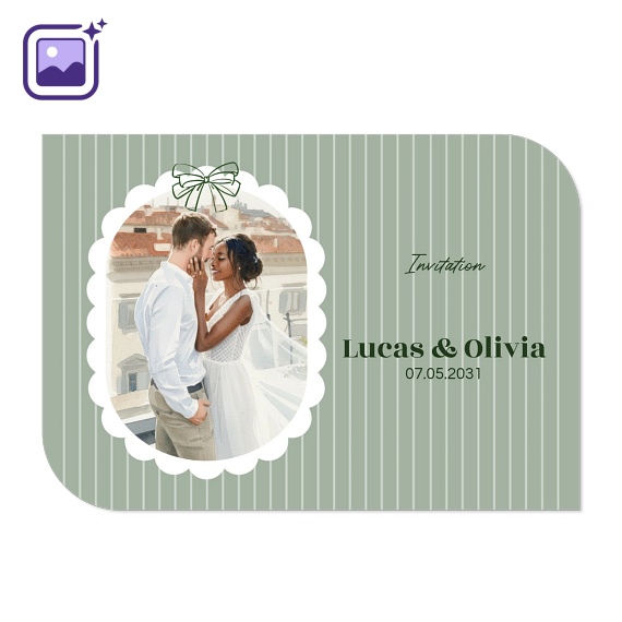 Single Card Half Rounded Horizontal 14,3 x 10 cm Single Card Half Rounded Horizontal 14,3 x 10 cm