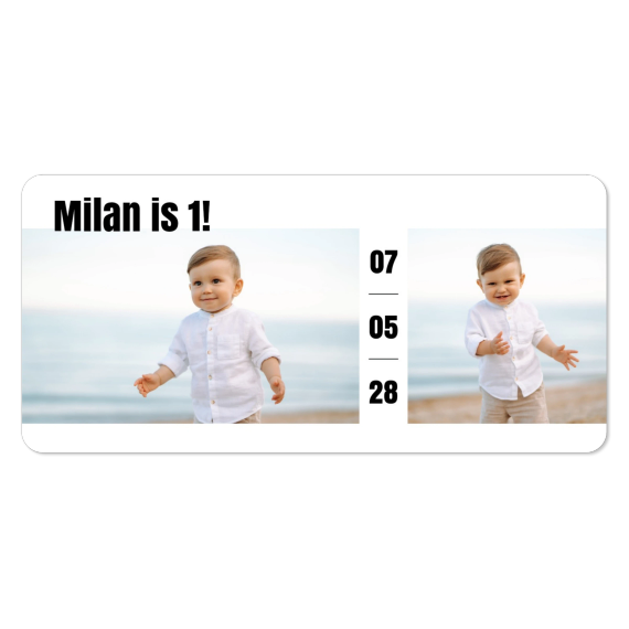 Fotokaart Panorama liggend met ronde hoeken 19,6 x 9,3 cm Fotokaart Panorama liggend met ronde hoeken 19,6 x 9,3 cm