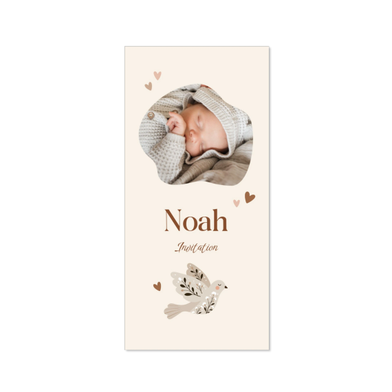 Faire-part 1 volet Pano portrait 9,3 x 19,6 cm Faire-part 1 volet Pano portrait 9,3 x 19,6 cm
