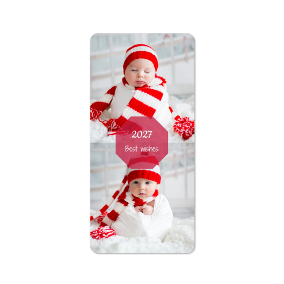 Single Card Panoramic Portrait rounded corners 9,3 x 19,6 cm Single Card Panoramic Portrait rounded corners 9,3 x 19,6 cm