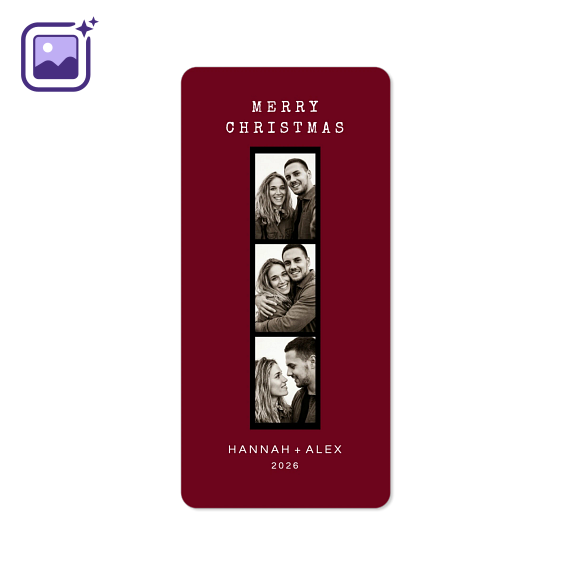 Single Card Panoramic Portrait rounded corners 9,3 x 19,6 cm Single Card Panoramic Portrait rounded corners 9,3 x 19,6 cm