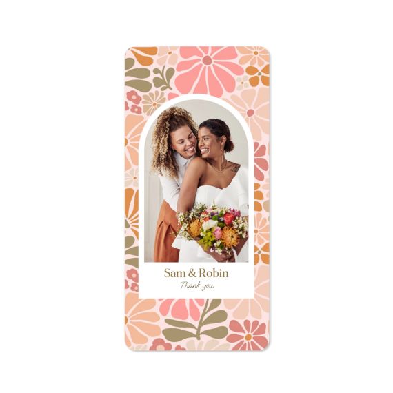 Faire-part 1 volet Pano portrait coins arrondis 9,3 x 19,6 cm Faire-part 1 volet Pano portrait coins arrondis 9,3 x 19,6 cm
