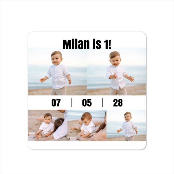 Fotokaart Vierkant met ronde hoeken 14,3 x 14,3 cm Fotokaart Vierkant met ronde hoeken 14,3 x 14,3 cm