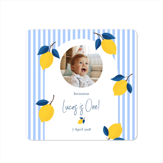 Single Card square rounded corners 14,3 x 14,3 cm