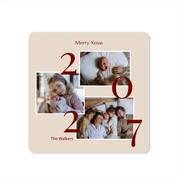 Single Card square rounded corners 14,3 x 14,3 cm