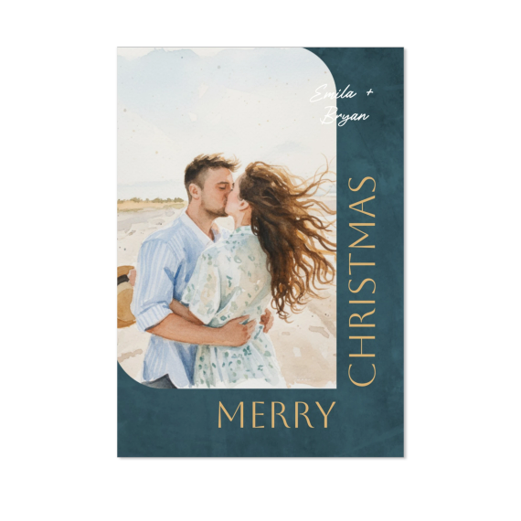 SingleCardV_HalfRoundedChristmasFilterAquarelleBlue