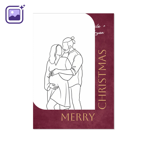Half Rounded Christmas Filter Line Drawing Half Rounded Christmas Filter Line Drawing