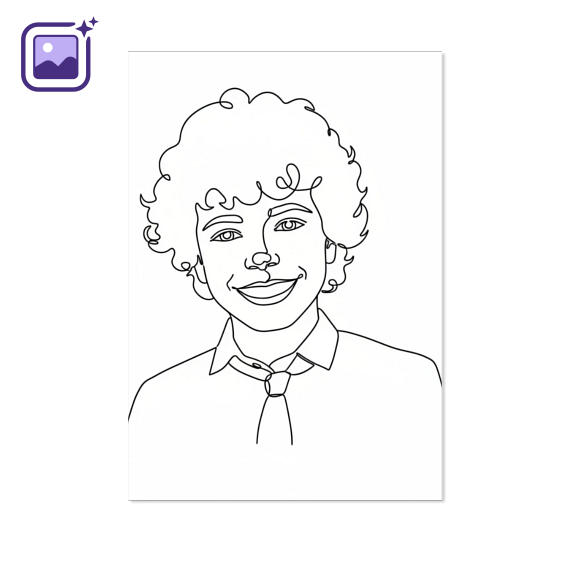 Photo Only Filter Line Drawing