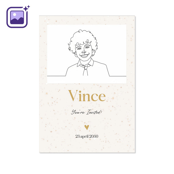 Single Card Portrait with AI 10 x 14,3 cm Single Card Portrait with AI 10 x 14,3 cm