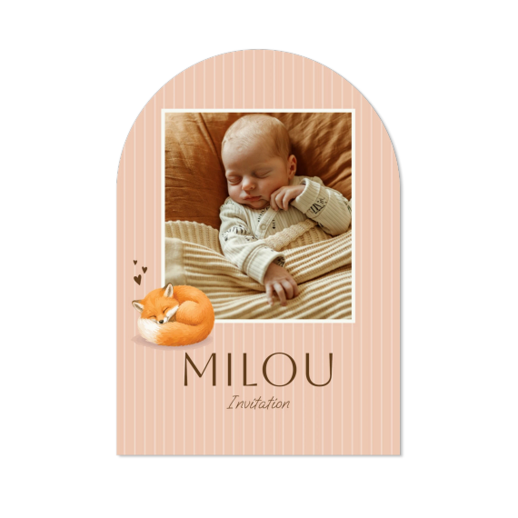 Faire-part arche 10 x 14,3 cm Faire-part arche 10 x 14,3 cm