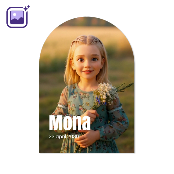 Bold Text Full Photo Filter 3D Animation