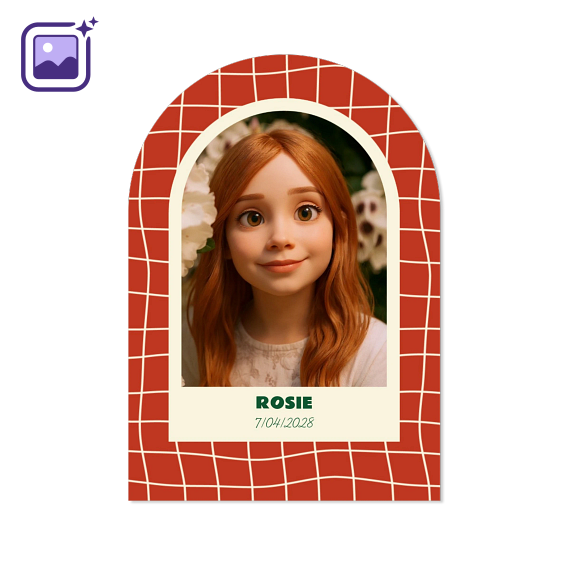 Cute Checkers Arch Filter 3D Animation