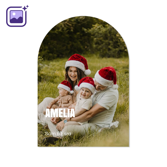 Bold Text Full Photo Filter Xmas Hat Bold Text Full Photo Filter Xmas Hat