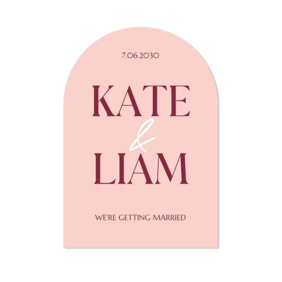 Single Card arched 10 x 14,3 cm