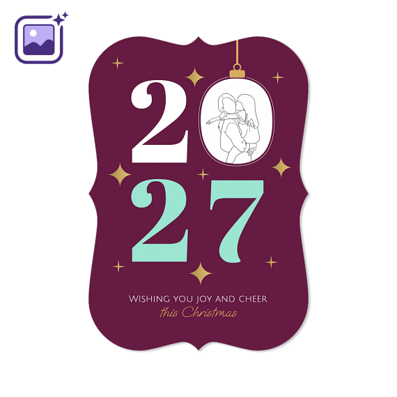 Single Card with brackets Portrait 10 x 14,3 cm Single Card with brackets Portrait 10 x 14,3 cm