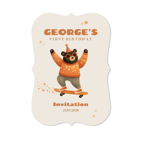 Single Card with brackets Portrait 10 x 14,3 cm Single Card with brackets Portrait 10 x 14,3 cm