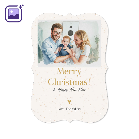 Single Card with brackets Portrait 10 x 14,3 cm Single Card with brackets Portrait 10 x 14,3 cm