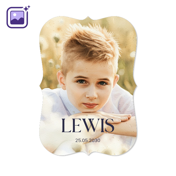 Single Card with brackets Portrait 10 x 14,3 cm Single Card with brackets Portrait 10 x 14,3 cm