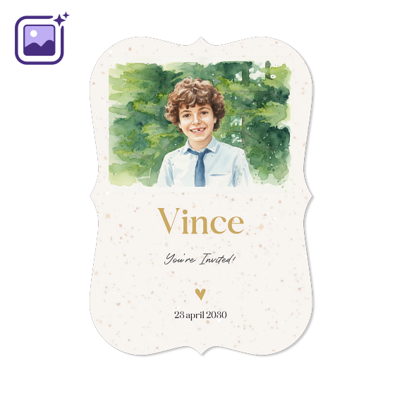 Faire-part 1 Accolades portrait 10 x 14,3 cm Faire-part 1 Accolades portrait 10 x 14,3 cm
