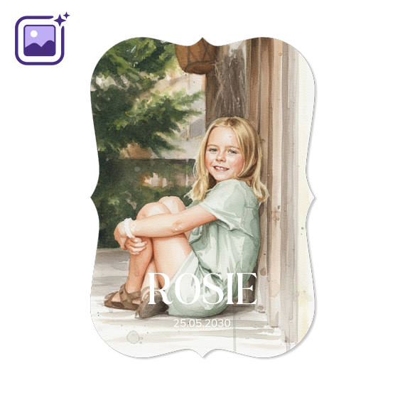 Elegant Text Full Photo Filter Aquarelle