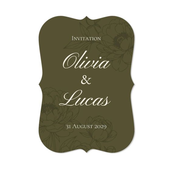 Faire-part 1 Accolades portrait 10 x 14,3 cm Faire-part 1 Accolades portrait 10 x 14,3 cm