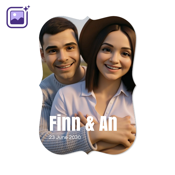 Single Card with brackets Portrait 10 x 14,3 cm Single Card with brackets Portrait 10 x 14,3 cm
