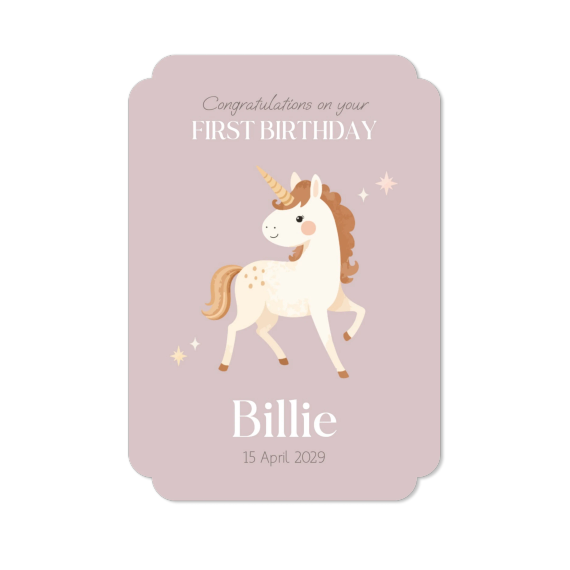 Cute Unicorn - Text Only