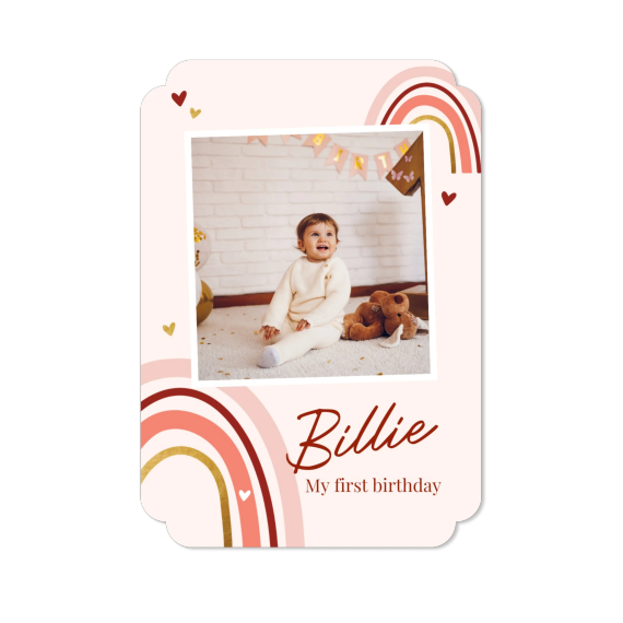 Faire-part 1 Bords nuage portrait 10 x 14,3 cm Faire-part 1 Bords nuage portrait 10 x 14,3 cm
