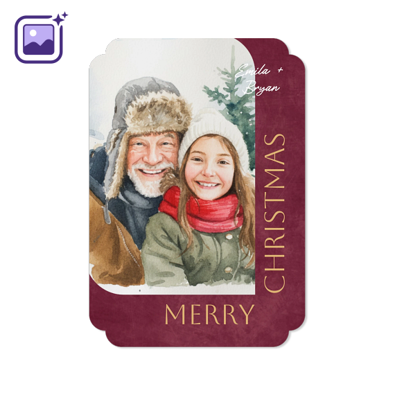 Half Rounded Christmas Filter Aquarelle Half Rounded Christmas Filter Aquarelle