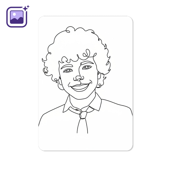 Single Card portrait rounded corners 10 x 14,3 cm Single Card portrait rounded corners 10 x 14,3 cm