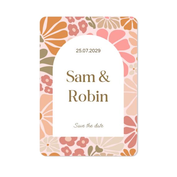 Boho Floral Arch Invitation Boho Floral Arch Invitation