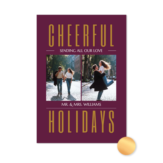 Editorial Condensed Holiday Foil Editorial Condensed Holiday Foil