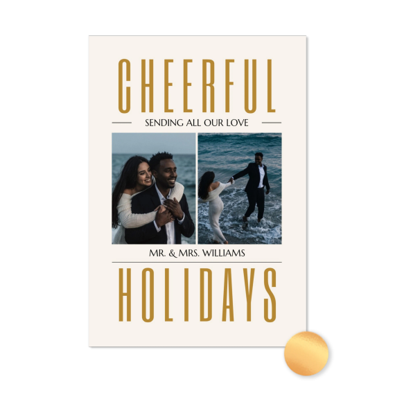 Editorial Condensed Holiday Foil Editorial Condensed Holiday Foil