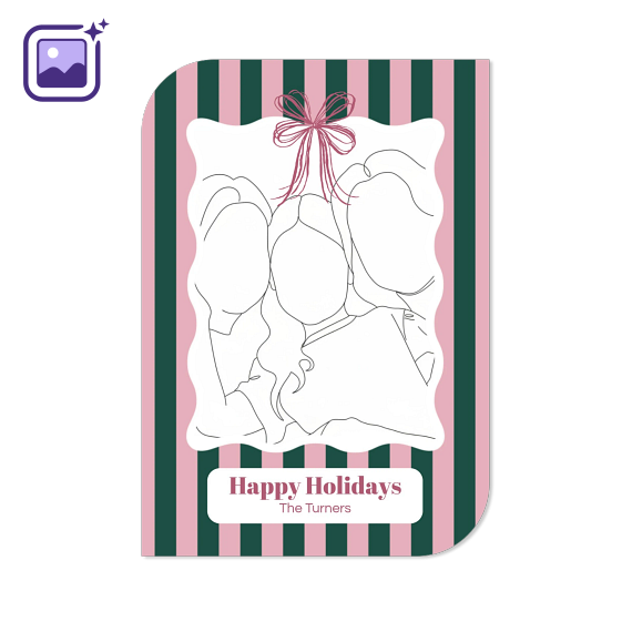 Single Card Half Rounded Vertical 10 x 14,3 cm Single Card Half Rounded Vertical 10 x 14,3 cm