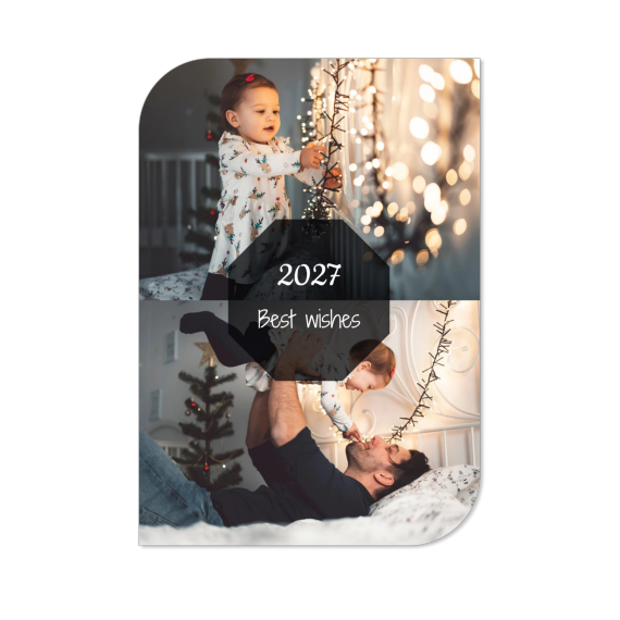 Single Card Half Rounded Vertical 10 x 14,3 cm Single Card Half Rounded Vertical 10 x 14,3 cm