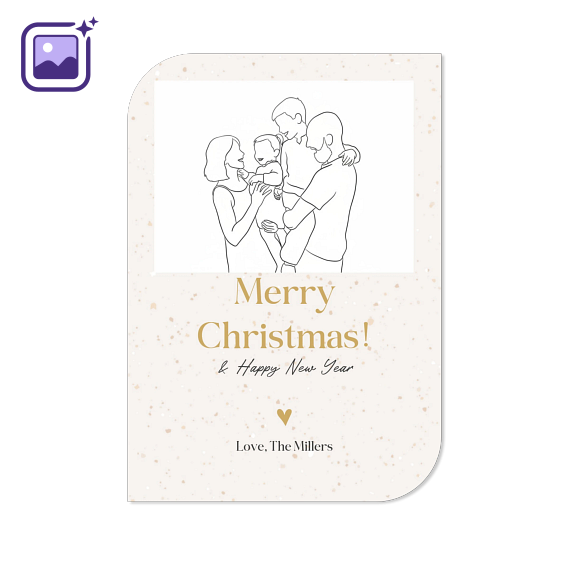 Single Card Half Rounded Vertical 10 x 14,3 cm Single Card Half Rounded Vertical 10 x 14,3 cm