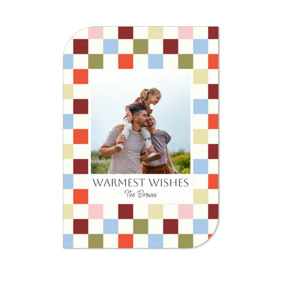 Retro Checkers Frame Retro Checkers Frame
