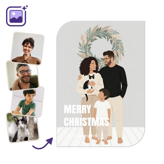 BoldTextFullPhotoFilterSoftIllustrationWreath BoldTextFullPhotoFilterSoftIllustrationWreath