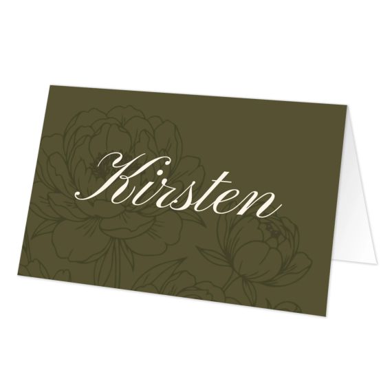 Elegant Peonies - Text Only