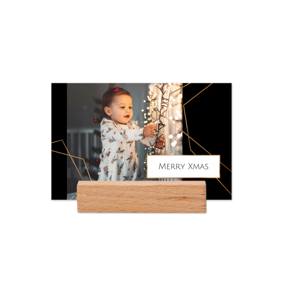 Set Tischkarten mit Holzaufsteller - 12 Stk.