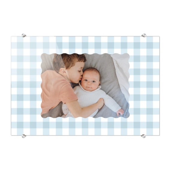 Scalloped Gingham Frame Scalloped Gingham Frame