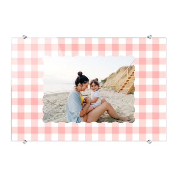Scalloped Gingham Frame Scalloped Gingham Frame