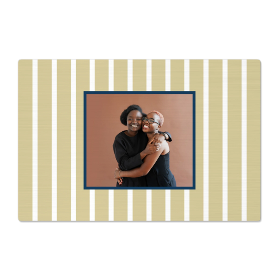 Vertical Stripes Photo Frame